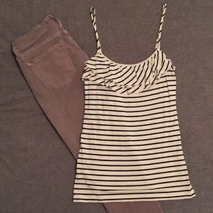 Loft Tank | Black Striped